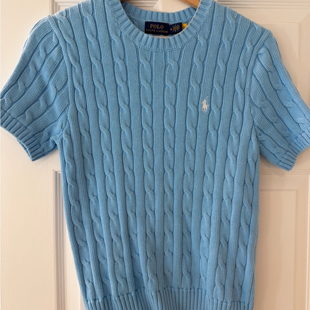 Ralph Lauren Polo Cable Knit Short Sleeve